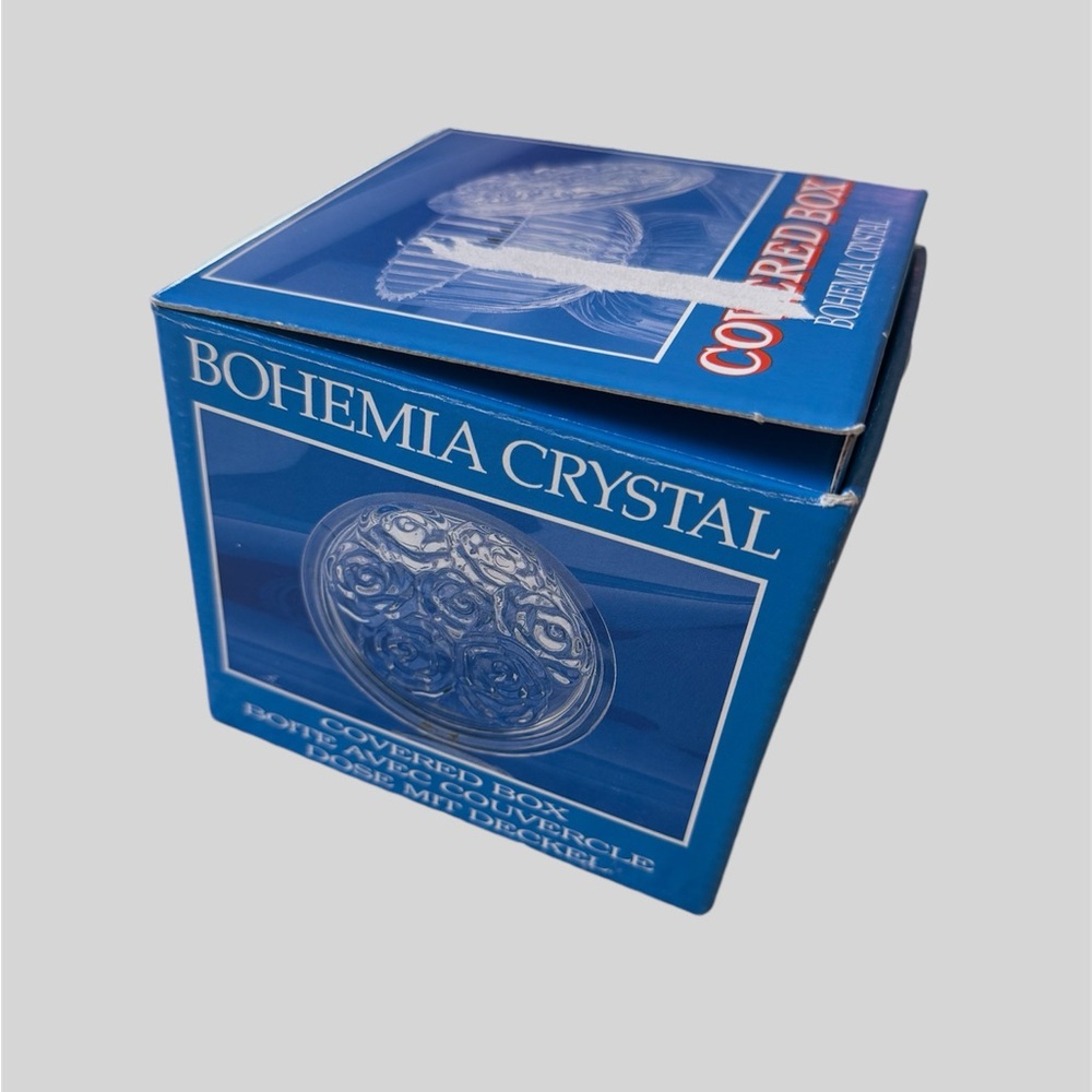 Like New Bohemia Crystal Covered Box